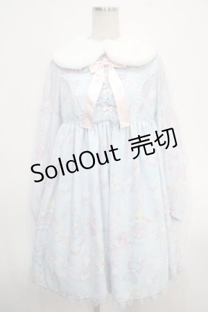 画像: Angelic Pretty / Moco moco Bunnysワンピース  サックス Y-25-05-10-085-AP-OP-SZ-ZY