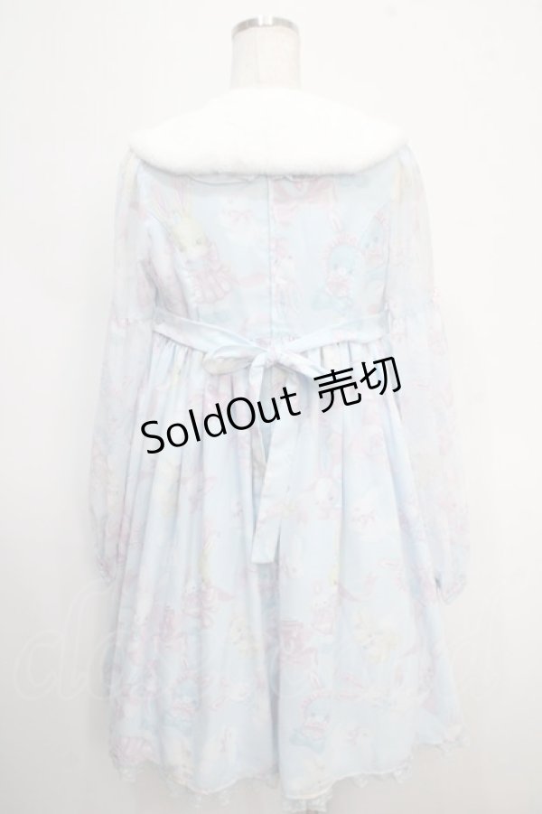 画像2: Angelic Pretty / Moco moco Bunnysワンピース  サックス Y-25-05-10-085-AP-OP-SZ-ZY (2)