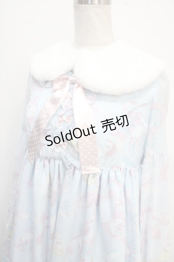 画像3: Angelic Pretty / Moco moco Bunnysワンピース  サックス Y-25-05-10-085-AP-OP-SZ-ZY (3)