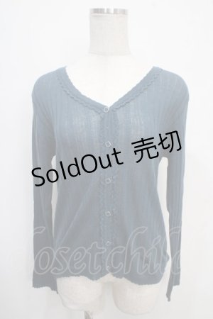 画像: axes femme / カーディガン M Bグリーン Y-25-05-10-012-AX-TO-SZ-ZY