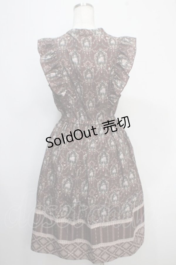 画像2: axes femme / 2022年福袋ワンピース  茶 Y-25-05-10-100-AX-OP-SZ-ZY (2)