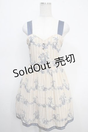 画像: an another angelus / ストライプシフォンワンピース F ベージュ Y-25-05-10-112-CA-OP-SZ-ZY