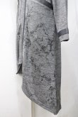 画像3: Ozz Croce / ダブルZIPアシメロングカーディガン  グレー Y-25-05-10-144-OO-TO-SZ-ZY (3)