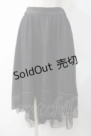 画像: axes femme / 総レースフィッシュテールスカート M 黒 Y-25-05-10-153-AX-SK-SZ-ZY