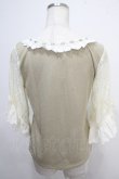 画像2: axes femme / レース×リボン袖プルオーバー M ミント Y-25-05-10-019-AX-TO-SZ-ZY (2)