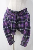 画像3: Candy Stripper / CHECK SHORTパンツ 2 パープル Y-25-05-10-163-PU-PA-SZ-ZY (3)