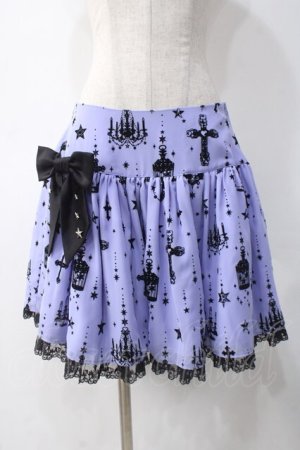 画像: Angelic Pretty / Holy Lanternローウエストスカート  ラベンダー Y-25-05-10-167-AP-SK-SZ-ZY