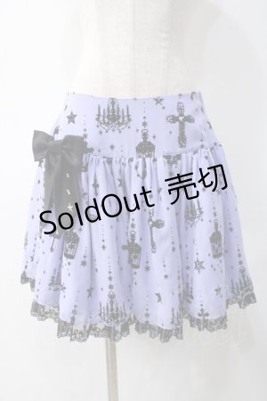 画像: Angelic Pretty / Holy Lanternローウエストスカート  ラベンダー Y-25-05-10-167-AP-SK-SZ-ZY