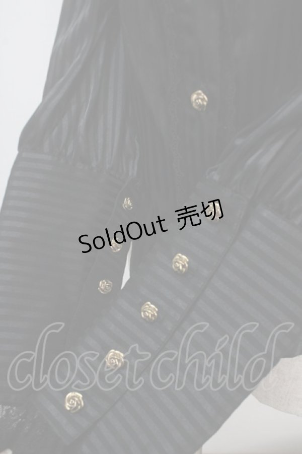 画像3: ALICE and the PIRATES / ベアーキャロルブラウス  黒 Y-25-05-10-023-PA-BL-SZ-ZY (3)