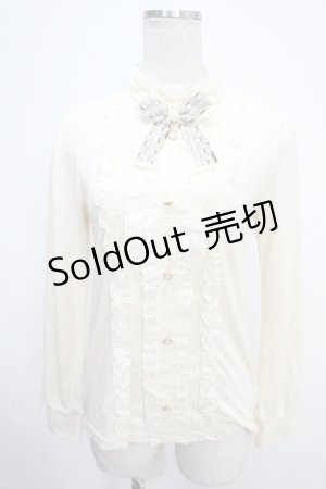 画像: axes femme / ブラウス風プルオーバー M 生成り Y-25-05-10-005-AX-TO-SZ-ZY