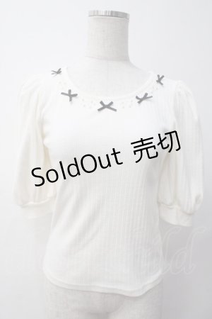 画像: Ank Rouge / リブトップス M アイボリー Y-25-05-14-061-CA-TO-SZ-ZY