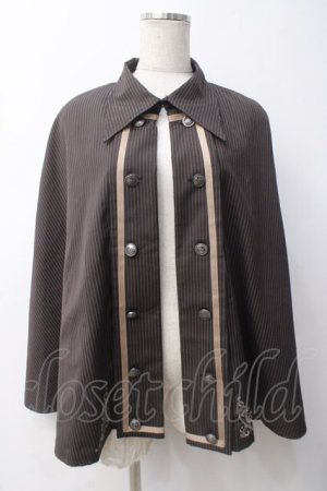 画像: PUTUMAYO / 王冠刺繍インバネスケープ  ブラウン Y-25-05-14-072-PT-JA-SZ-ZY