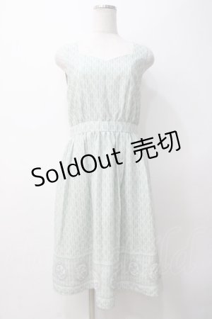 画像: axes femme POETIQUE / ラビットカメオジャンパースカート M ミント Y-25-05-14-079-AX-OP-SZ-ZY