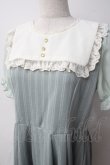 画像3: axes femme POETIQUE / スクエアセーラーカットワンピース M ミント Y-25-05-14-083-AX-TO-SZ-ZY (3)