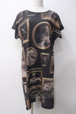 画像: abilletage / FrameシリーズTシャツワンピース  黒 Y-25-05-14-090-GO-OP-SZ-ZY