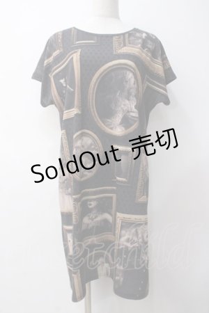 画像: abilletage / FrameシリーズTシャツワンピース  黒 Y-25-05-14-090-GO-OP-SZ-ZY