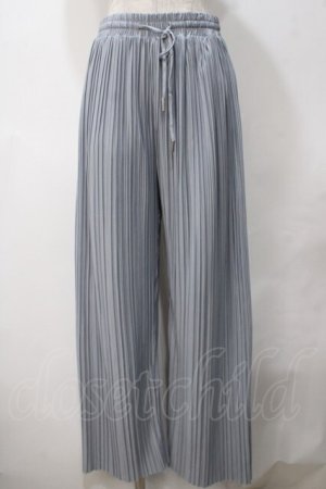 画像: axes femme POETIQUE / プリーツパンツ M サックス Y-25-05-14-122-AX-PA-SZ-ZY