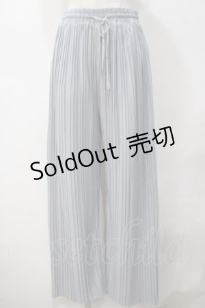 画像: axes femme POETIQUE / プリーツパンツ M サックス Y-25-05-14-122-AX-PA-SZ-ZI