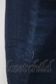 画像3: axes femme / レター刺繍デニムパギンス L インディゴ Y-25-05-14-145-AX-PA-SZ-ZY (3)