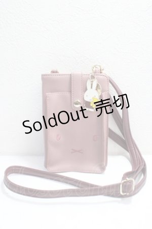 画像: axes femme / miffy スマホショルダー  ピンク Y-25-05-14-015-AX-ZA-SZ-ZY