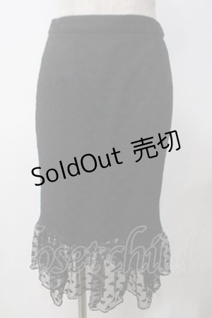 画像: Honey Cinnamon / ハートチュールマーメイドスカート F 黒 Y-25-05-14-169-LO-SK-SZ-ZY