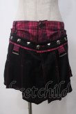画像1: ALGONQUINS / フラップ付きチェックパンツ  ピンク Y-25-05-14-183-AL-PA-SZ-ZY (1)
