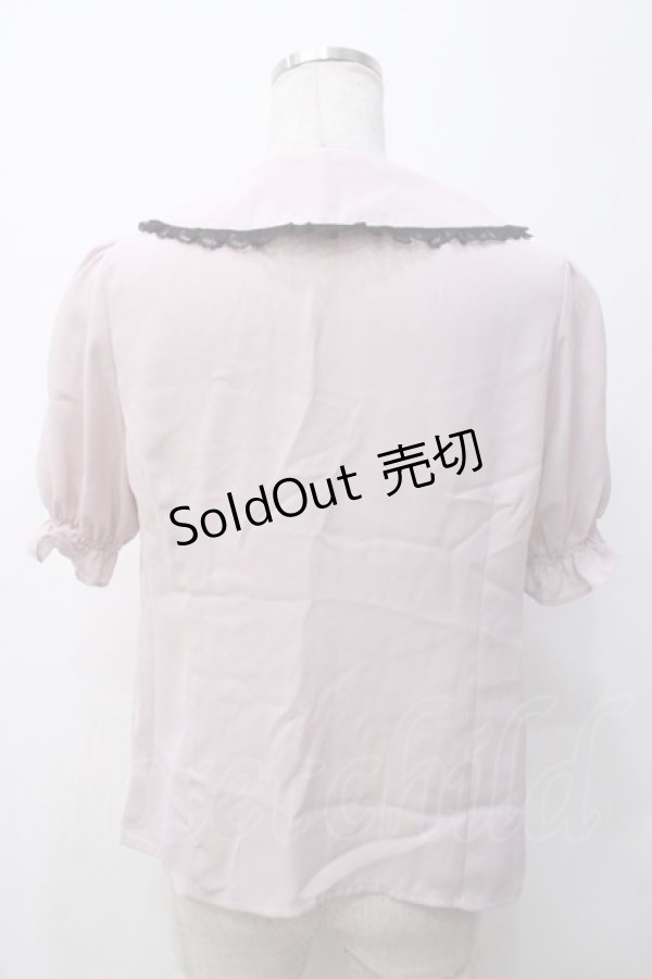 画像2: Ank Rouge / ヨークブラウス M ピンク Y-25-05-14-025-CA-BL-SZ-ZY (2)
