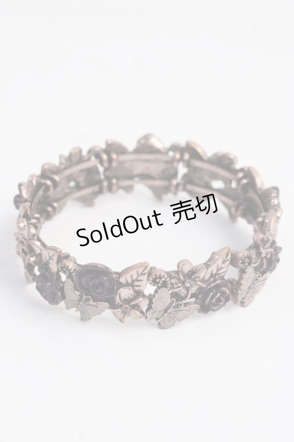 画像1: axes femme / アンティークバラブレスレット  パープル Y-25-05-14-004-AX-AC-SZ-ZY (1)
