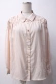 画像1: axes femme POETIQUE / ドットドビーシャーリングブラウス M 生成り Y-25-05-14-030-AX-BL-SZ-ZY (1)
