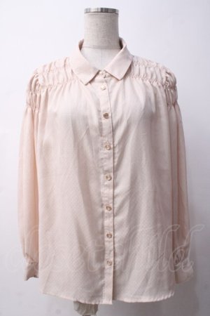 画像: axes femme POETIQUE / ドットドビーシャーリングブラウス M 生成り Y-25-05-14-030-AX-BL-SZ-ZY