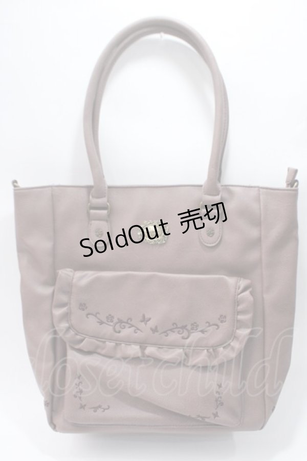 画像1: 【SALE】axes femme / 縦型ポケット付きA4トートバッグ  ピンク Y-25-05-16-054-AX-BG-SZ-ZT-K023 (1)