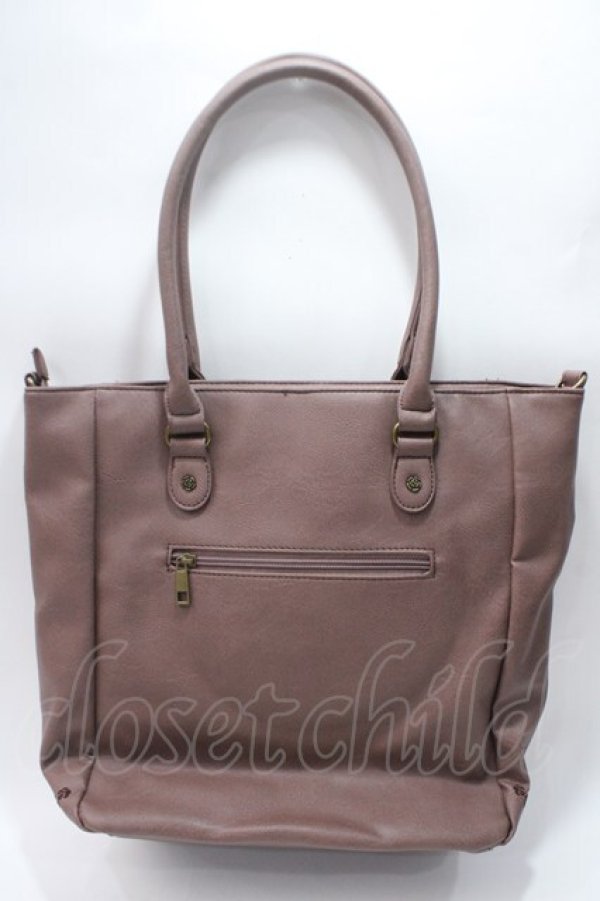 画像2: axes femme / 縦型ポケット付きA4トートバッグ  ピンク Y-25-05-16-054-AX-BG-SZ-ZY (2)