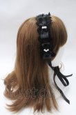 画像3: BABY,THE STARS SHINE BRIGHT / Fairy flowersヘッドドレス  黒×黒 Y-25-05-16-055-BA-AC-SZ-ZY (3)