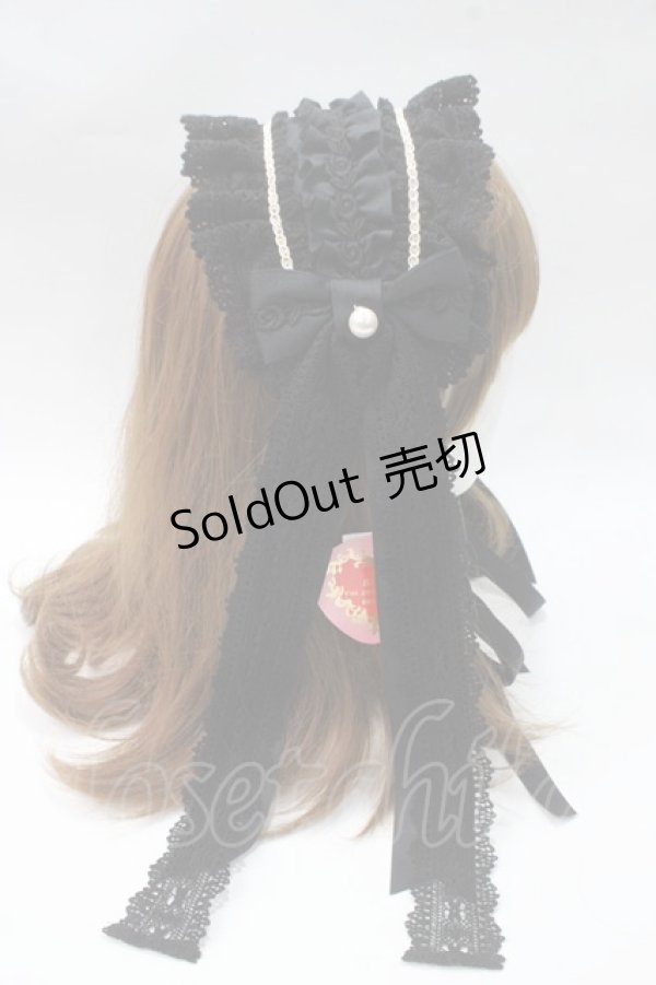 画像3: BABY,THE STARS SHINE BRIGHT / Elegant Rococoヘッドドレス  黒 Y-25-05-16-056-BA-AC-SZ-ZY (3)