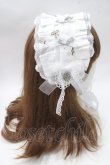 画像3: fancy doll / フリルチャームヘッドドレス  白 Y-25-05-16-061-PU-AC-SZ-ZY (3)