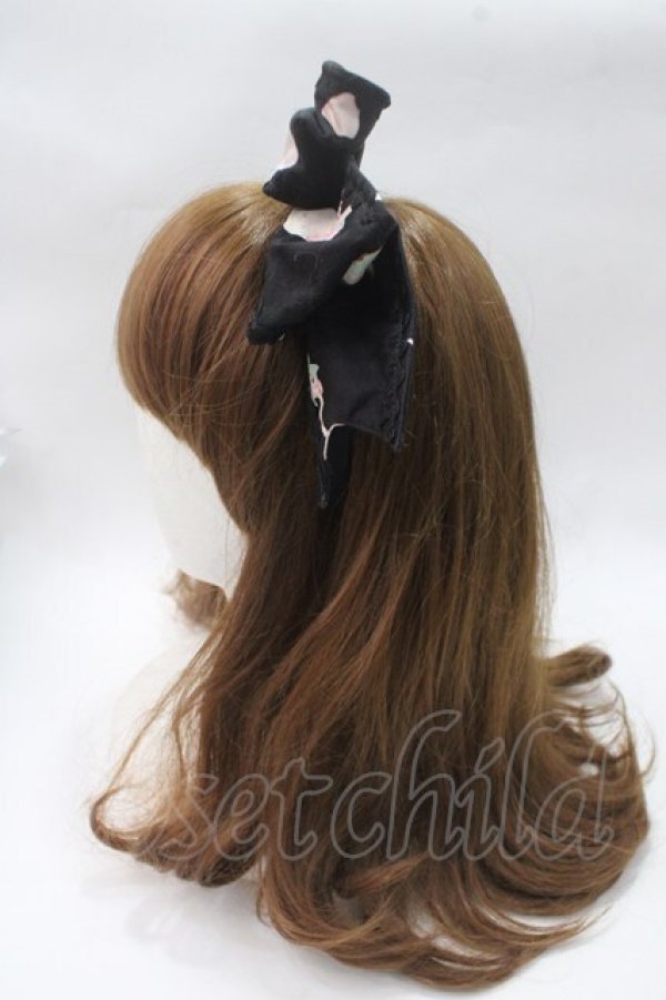 画像2: Angelic Pretty / Decoration Dreamカチューシャ  黒 Y-25-05-16-064-AP-AC-SZ-ZY (2)