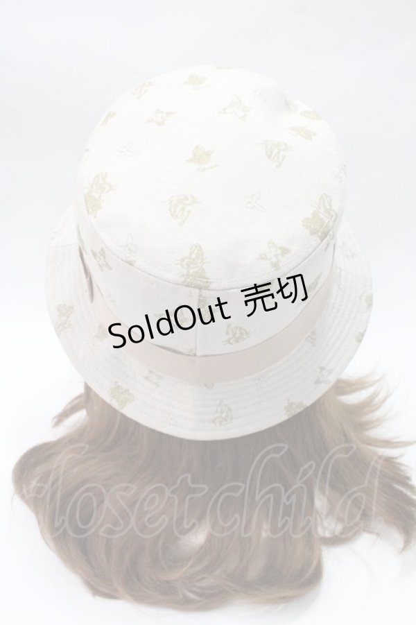 画像3: 【SALE】axes femme / ポークパイハット  生成り Y-25-05-16-067-AX-AC-SZ-ZT-K011 (3)