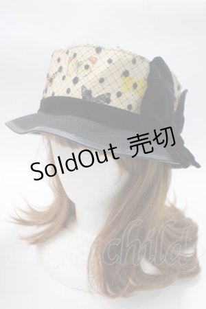 画像: Coco&Ami / チョ〜羽ばたきガールHAT  生成り Y-25-05-16-069-LO-AC-SZ-ZY