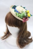 画像1: uf.picnoberry / 葡萄畑のミニミニハット   Y-25-05-16-070-GO-AC-SZ-ZY (1)