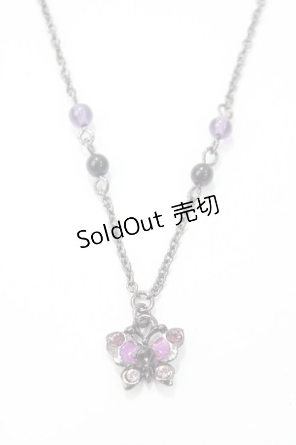 画像1: ANNA SUI / 蝶ストーンネックレス   Y-25-05-16-002-PU-AC-SZ-ZY (1)