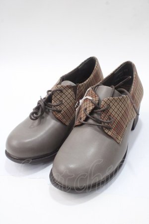 画像: Pally byあしながおじさん / レースアップマニッシュシューズ 23 ブラウン Y-25-05-16-084-LO-SH-SZ-ZY