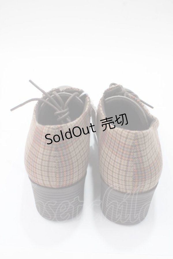 画像3: Pally byあしながおじさん / レースアップマニッシュシューズ 23 ブラウン Y-25-05-16-084-LO-SH-SZ-ZT-K022 (3)