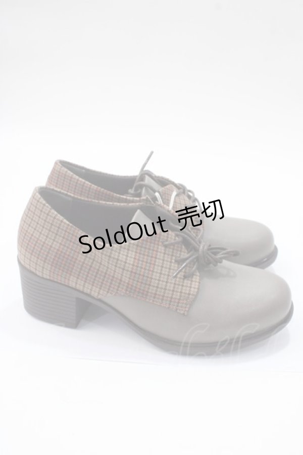 画像4: Pally byあしながおじさん / レースアップマニッシュシューズ 23 ブラウン Y-25-05-16-084-LO-SH-SZ-ZT-K022 (4)