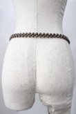 画像2: ｍ petit by misako / TT*AMハートパールベルト  中茶 Y-25-05-16-025-LO-ZA-SZ-ZY (2)