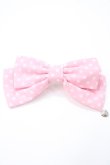 画像1: Angelic Pretty / ドットシフォンDollyバレッタ  ピンク Y-25-05-16-033-AP-AC-SZ-ZY (1)