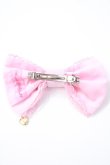 画像2: Angelic Pretty / Party Doll リボンバレッタ  ピンク Y-25-05-16-034-AP-AC-SZ-ZY (2)