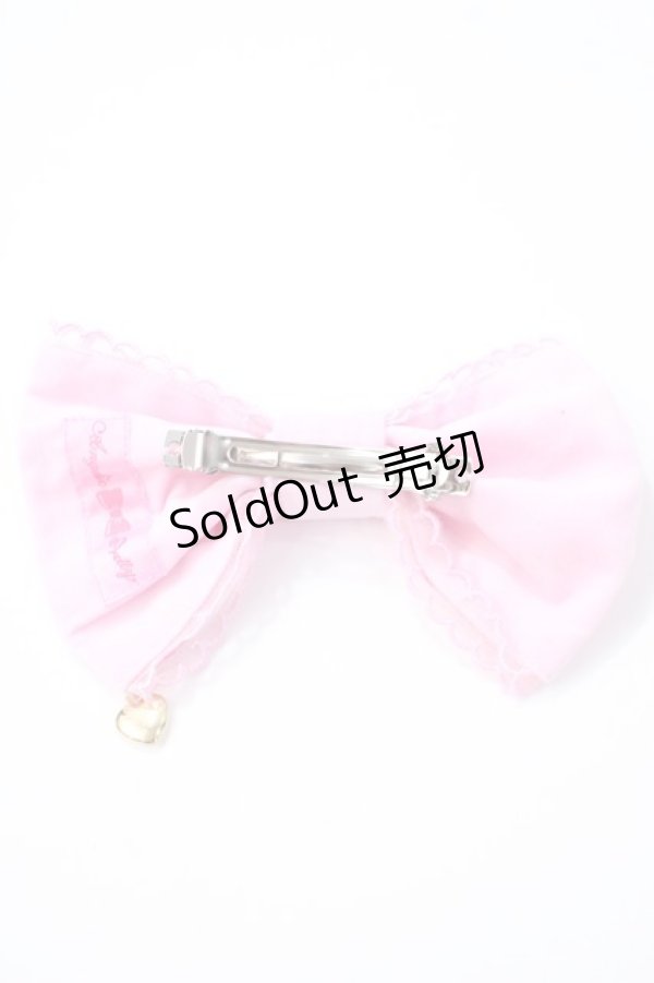 画像2: Angelic Pretty / Party Doll リボンバレッタ  ピンク Y-25-05-16-034-AP-AC-SZ-ZY (2)