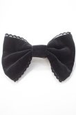 画像1: Angelic Pretty / Party Doll リボンバレッタ  黒 Y-25-05-16-035-AP-AC-SZ-ZY (1)