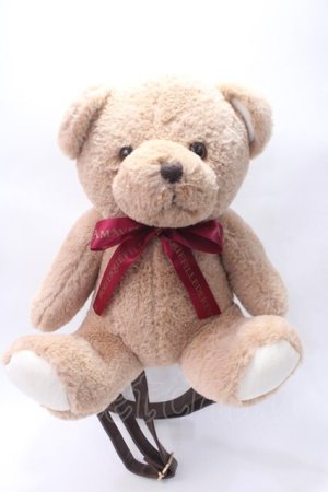 画像: Amavel / FLUFFY YUMMY SOUVENIRテディベアリュック  ブラウン Y-25-05-16-044-CA-BG-SZ-ZY