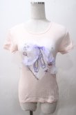 画像1: metamorphose / リトルバレリーナTシャツ M ピンク Y-25-05-19-048-ME-TO-SZ-ZY (1)